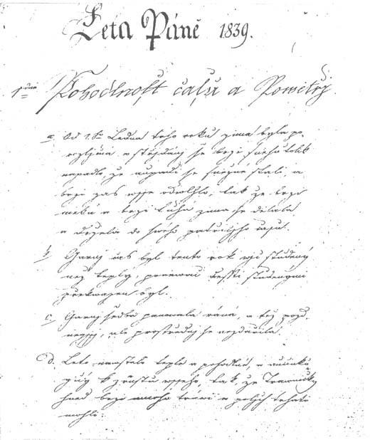 Ze&nbsp;staré kroniky