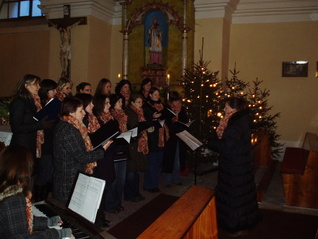 kostel Slavíkovice - vánoční koncert 2009