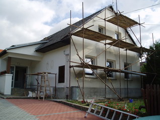 oprava budovy OÚ Černíkov, rok 2008